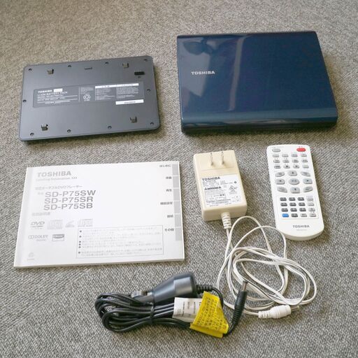 【バッテリーNG】TOSHIBA ポータブルDVDプレーヤー