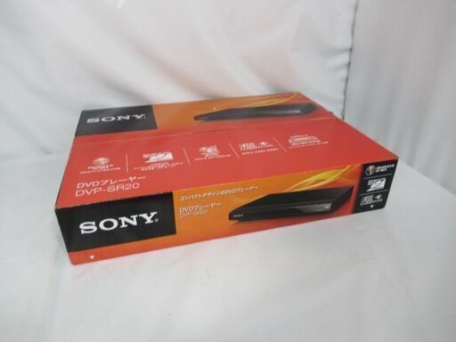 JAKN2458/DVDプレーヤー/コンパクト/小型/ソニー/SONY/DVP-SR20/新品/美品/良品/未使用品/