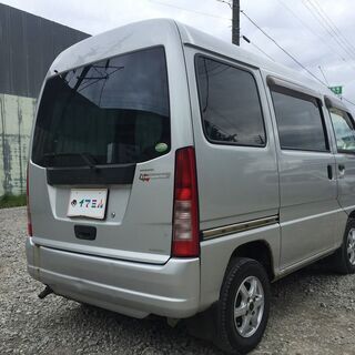【コミコミ価格】軽バン　H21年　サンバーバン　４WD　ハイルーフ　車検R3.12.25迄　TV2　AT車　0224の画像