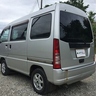 【コミコミ価格】軽バン　H21年　サンバーバン　４WD　ハイルーフ　車検R3.12.25迄　TV2　AT車　0224の画像
