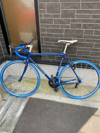 【受渡者決定済】【ロードバイク】RaleighCRA Carlton-A 550mm ブルー2014年　【見て決めてOK】
