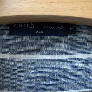 （お値下げ）earth music ecology ボーダーシャツ　Ｍサイズの画像