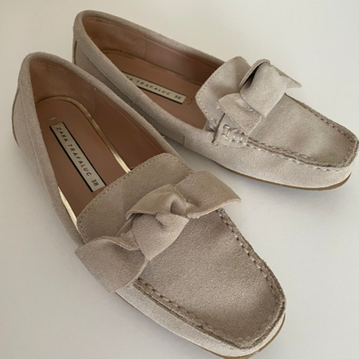 Zara ザラ スウェードローヒールシューズ