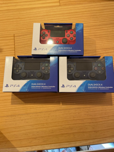 【新品未開封】PS4 ワイヤレスコントローラー3個セット