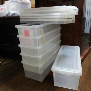 文庫本サイズ プラスチック製ケース 6個