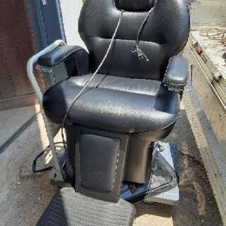 理容院　美容室　電動椅子　動作品　少し不具合あり