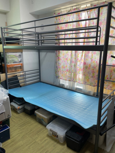 2段ベット　IKEA SVARTA 美品