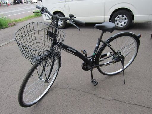 自転車 27インチ 黒系 6速 シティサイクル 札幌市 中央区 南12条