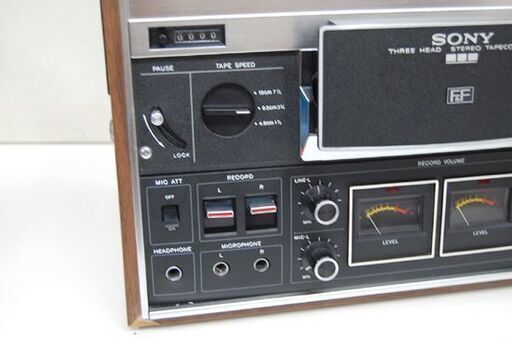ジャンク SONY オープンリールデッキ TC-6360A 50Hz専用 通電確認済み ソニー オーディオ レトロ 札幌市 清田区 平