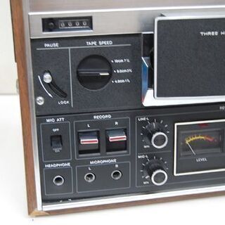 ジャンク SONY オープンリールデッキ TC-6360A 50Hz専用 通電確認済み