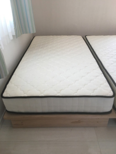 美品　ポケットコイルマットレス　シングル二つセット