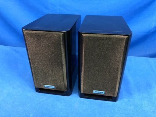 【動作保証あり】ONKYO オンキョー D-S1 2way スピーカー ペア ピアノブラック【管理KRK446】