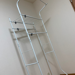 ランドリーラック　白の画像