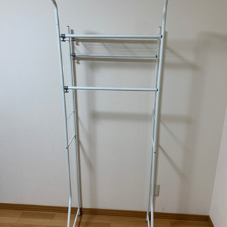 ランドリーラック　白の画像