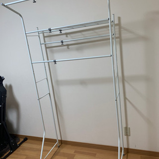 ランドリーラック　白の画像