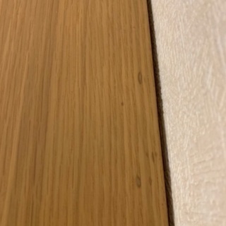 無印良品　ガラス扉付き　タモ材　木製キャビネット　80cmの画像