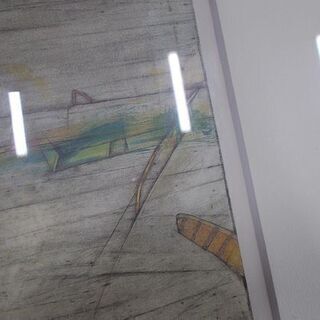 櫃田伸也 複製画 67/100 ② 額サイズ62.7×48cm オフセット印刷 ひつだのぶや 札幌市東区 新道東店の画像