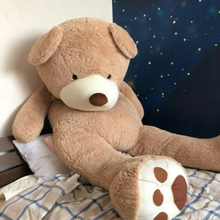 特大くまのぬいぐるみ
