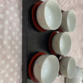 急須5客セット　湯呑み　茶器 雅山