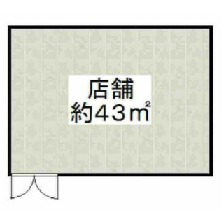 ★貸店舗・事務所★石津川駅６分　旧２６号線に面す　１階路面店４３...