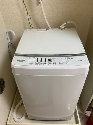 Hisense 全自動電気洗濯機 5.5キロ