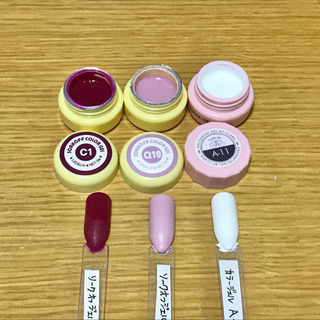 ジェルネイル まとめ売り17色の画像