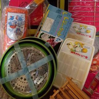 昭和レトロ 水筒 お勉箱 お菓子作りセット 温度計の画像