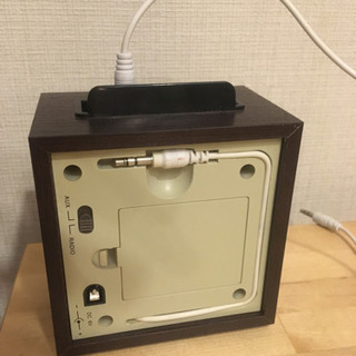 スピーカー＆ラジオ　説明書付きの画像