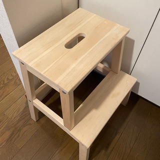譲り先決定　IKEAイケア　ベクヴェーム　ステップスツール　アス...