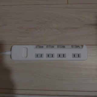 エレコム　個別スイッチ付　省エネタップ  T-E02-2420WH