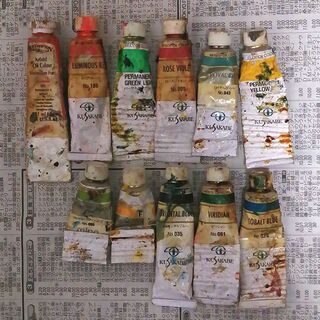【取りに来てくれる方】油絵具の画像