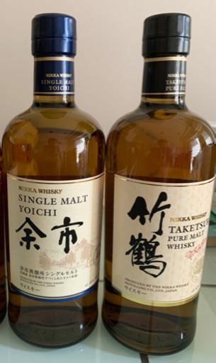 父の日のプレゼント　ニッカウィスキー　竹鶴と余市の2本セット