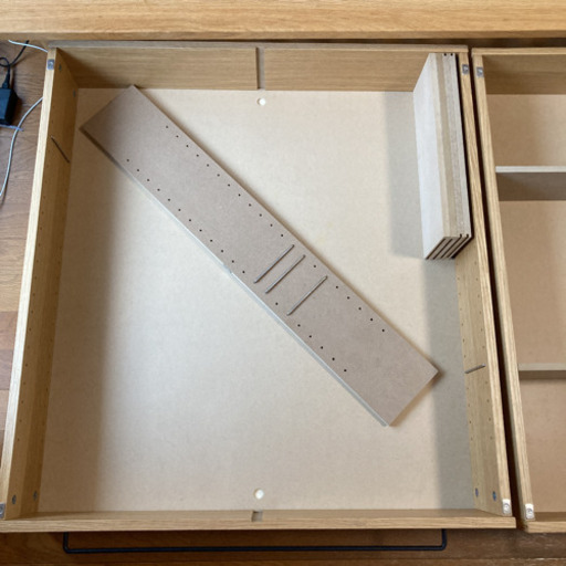 MUJI 無印良品　ベッドフレーム・シングル・オーク材　収納付き