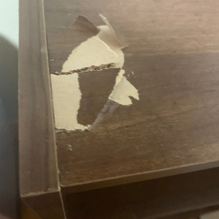 【手渡し】カラーボックス 上板破損の画像