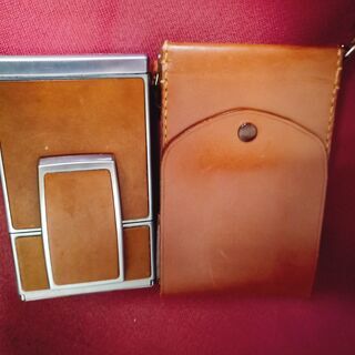 POLAROID ポラロイド SX-70 FRISTモデル　希少なレザーケース（速写ケース）付きの画像