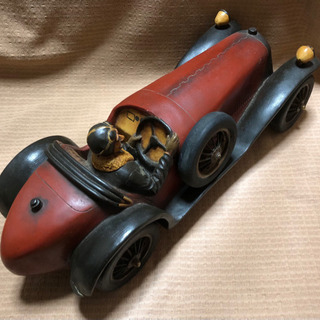 アンティーク　木製の車　2台セットの画像