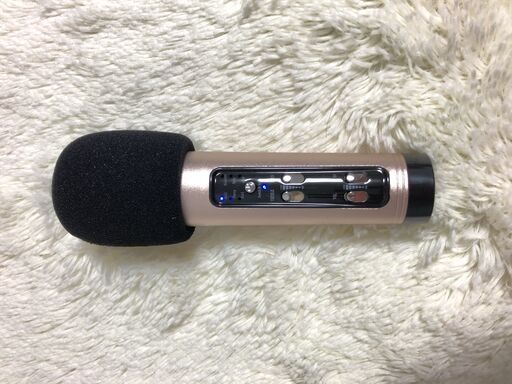 【配送・直接引渡OK】未使用品　ボリューム・声・エコー調整などがマイクひとつで操作可能！コンパクトマイク