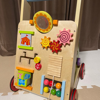 美品！お値下げ！エデュテ 木の押し車 