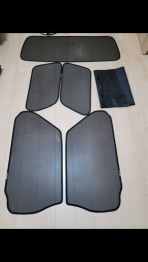 価格交渉できます！20系ヴェルファイアシックスセンス製レーザーシェード後席5面プラス専用袋セット