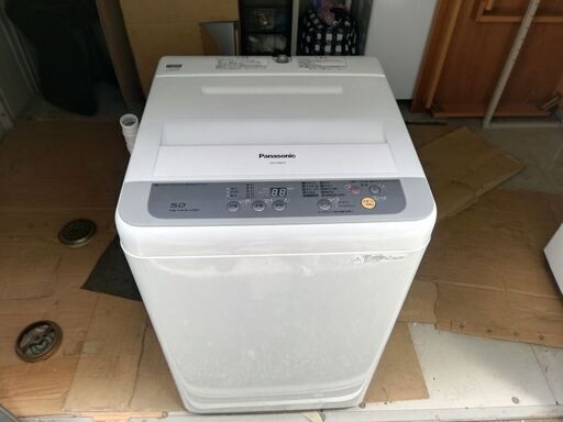 美品！Panasonic NA-F50B10 5Kg　2017年製　直接引き取りOK★