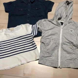 ワンピース　パーカー　ブラウス　ZARA GAP 女の子系お洋服　5点セットの画像