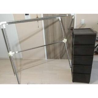 ２点セット◆ふとん干し＆５段収納ラック★の画像