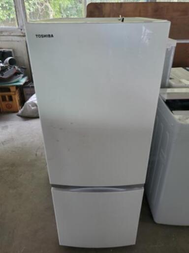 売約御礼　TOSHIBA 東芝 ノンフロン 2ドア冷凍冷蔵庫  GR-M15BS（W) 153L 右開き 2018年製