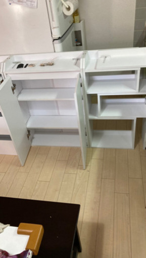【値下げしました】ニトリ　薄型カウンター下収納セット