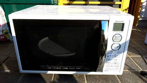SHARP シャープ 電子レンジ RE-CE3-KW 2016年製 オーブン トースターグリル機能付き
