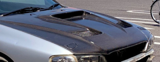 スバル インプレッサ wrx GC8・GF8用　VARIS カーボンボンネット　直接引き取り限定