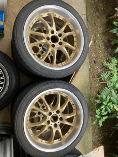 マナレイ深リムメッシュ18インチ　S15 jzx100 トヨタ系セダンにも