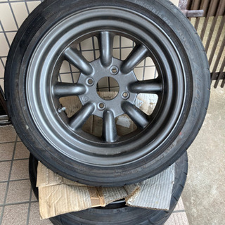 RSワタナベ　深リム　ネオバ付　AE86 旧車