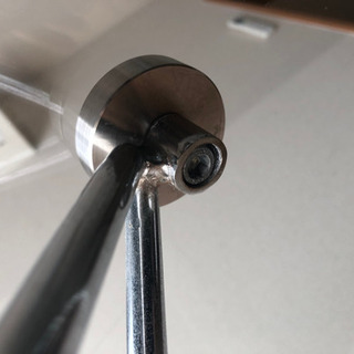 【受付終了】ダイニングテーブル（ガラス）の画像