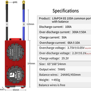 Lifepo4 リン酸鉄リチウムイオンバッテリー　24v 100AH(2.4kwh) +BMS一式